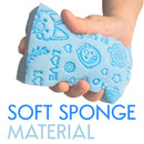 idrop Soft Bathing Cleaning Sponge Brush Scrubber [ 1pc ]