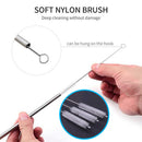 idrop [ 3pcs ] Stainless Steel Flexible Straw Cleaner