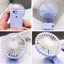 idrop USB Mini Smartphone Tablet Clip Holding Rechargeable Fan