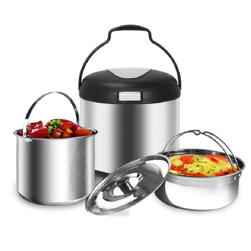 idrop [ 7L ] Stew Pot Roast Insulation Thermal Soup Pot / Periuk Masak Haba / 不锈钢内胆保温汤锅