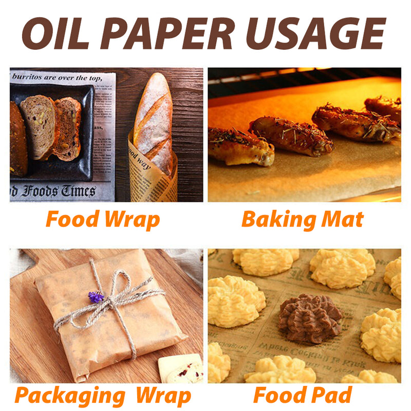 idrop [ 8 Meter x 150cm ] Kitchen Parchment Paper Multipurpose Oil Baking Wrapping Paper / Kertas Minyak Bungkus Makanan / 多用硅油纸