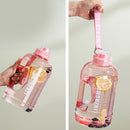 idrop [ 1000ml ] Sports Gym Drinking Water Bottle / Botol Air Minuman Sukan / 1000ML 吨吨桶(圆)(塑料水壶)