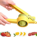 idrop Handheld Fruit & Egg Slicer / Pemotong Penghiris Telur & Buah Nipis / 新款手压切片器