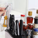 idrop Multifunction Kitchen Knives Utensils & Seasoning Spice Storage Rack