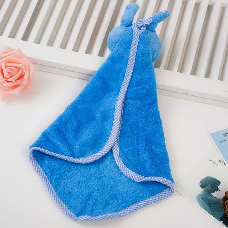 idrop BUNNY RABBIT Children Hand Towel Napkin Handkerchief [ SET OF 2 ]
