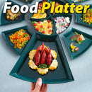 idrop [ 8PCS ] Crescent Dining Serve Plate Food Platter / Pinggan Lauk Makanan / 塑料月牙盘