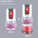 idrop [ SONIFER ] 2 IN 1 Double Layer Food Chopper Blender Dual Speed 250W / Pengisar Makanan Dua dalam Satu / 500+200ML双层碎肉机 [ 200ml + 500ml ]