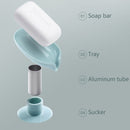 idrop Bathroom Plastic Soap Holder Suction Stand / Pemegang Buku Sabun / 塑料皂架带吸盘