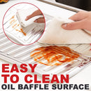 idrop Foldable Kitchen Stove Oil Baffle Plate Anti Splash Protective Cover [ 84cm x 32.5cm ]