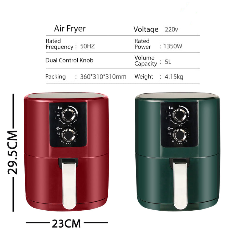 idrop [ 5 Liter ] Air Fryer 1350W / 5L空气炸锅1350W(申花)