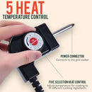 idrop [ 36CM ] 1800W Maifan Stone Nonstick Electric Barbecue Grill Cooking Plate / Piring Tidak Lekat BBQ Gril Elektrik / 36CM新款多功能电烤盘 1800W