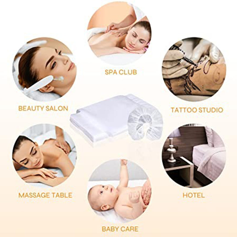 idrop [ 80CM X 180CM ] Spa Massage Bed Disposable Sheet / Helaian Kain Katil Spa Pakai Buang / 水疗按摩床一次性床单