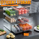 idrop [ MEDIUM / LARGE ] Kitchen Refrigerator Storage Box Drawer / Kotak Rak Peti Ais / 中号厨房冰箱收纳盒带沥水板 (抽屉款) [ 1 PIECE ]