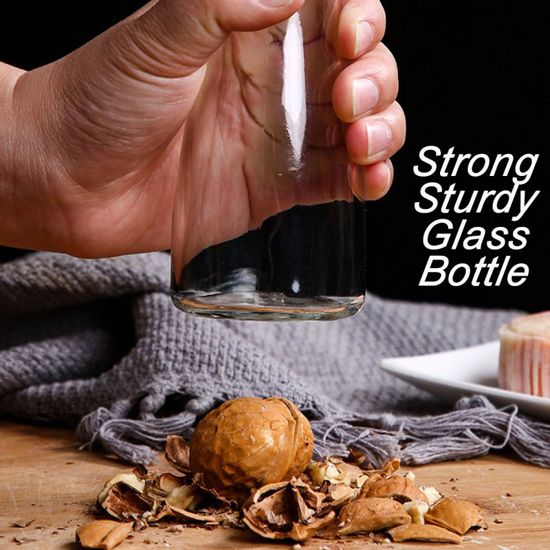 idrop [ 180ml ] Kitchen Cooking Oil Glass Spray Bottle / Bekas Botol Gelas Penyembur Minyak Masak / 180ML新款玻璃喷油瓶(混色)