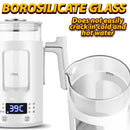idrop [ 600ml ] Multifunction Smart Electric Drinking Health Glass Pot / Cerek Gelas Elektrik / 養生壺玻璃多功能電燉杯家用