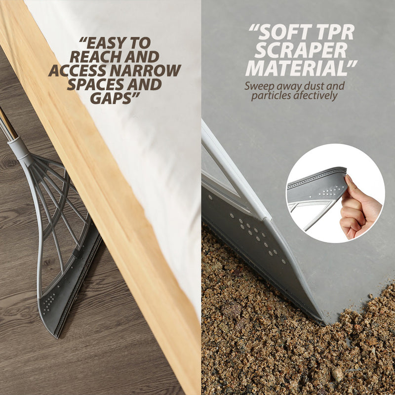 idrop Multipurpose Telescopic Broom Sweeper Wiper / Penyapu Pelbagai Guna / 管不锈钢伸缩多功能扫帚