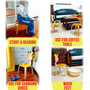 idrop Children Wooden Study Sitting Stool Chair with Animal Design