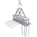 idrop [ 7 Hanger ] Multifunction Foldable Clothes Hanger / Tempat Sangkut Baju Pelbagai Guna Boleh Lipat / 7连衣架多用