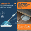 idrop Sewage Separation Round Mop / Mop Lantai Rumah / 污水分离托把加32CM加高水桶(2片布)