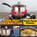 idrop [ 18CM ] [ 2300ml ] Stainless Steel Milk & Soup Cooker Pot