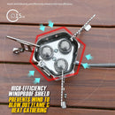 idrop Camping Mini Stove Compact Portable Foldable Outdoor Cooker / Dapur Masak Mudah Alih Senang Lipat / 气炉户外便携气罐自驾游炊具