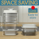 idrop 4 LAYER Multilayer Dust Proof Heat Insulated Food Storage