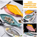 idrop Ceramic Fish Shape Design Food Plate / Pinggan Penghidang Makanan Bentuk Ikan / 陶瓷鱼形盘