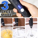 idrop 2 IN 1 Kitchen USB Rechargeable Milk Electric Spinning Whisk Frother