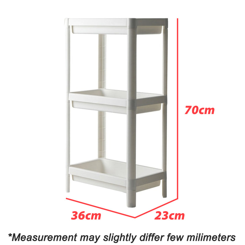 idrop [ 3 LAYER ] Household Storage Plastic Shelf / Rak Plastik Simpanan Barang / 3层家用储物塑料架子