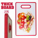 idrop [ 6pcs ] Stainless Steel Kitchen Knife Set + Chopping Board