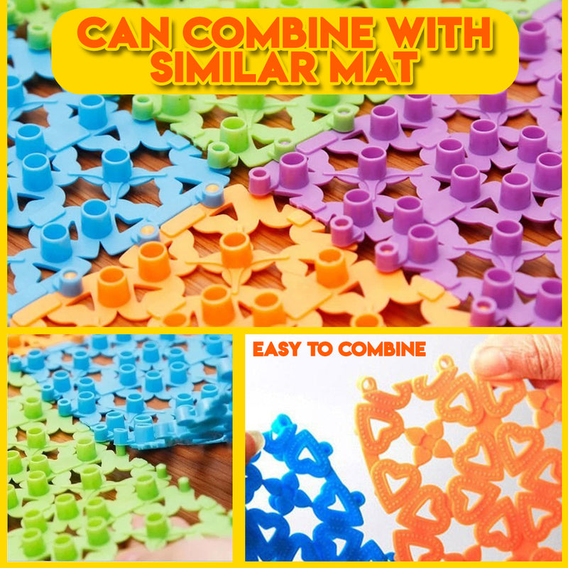 idrop [ 30CM x 20CM ] Nonslip Stepping Mat for Kitchen Bathroom & Toilet