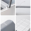 idrop [ 2 IN 1 ] Solid & Liquid Waste Separation Rubbish Trash Bin / Tong Sampah Pengasingan Pepejal & Cecair / 中号固液分离垃圾桶 (31.5*25.5*28CM)
