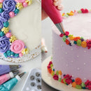 idrop 52PCS Kitchen Bakery Cake Muffin Whip Cream Flower Decorating Mouth Nozzle Tip Set