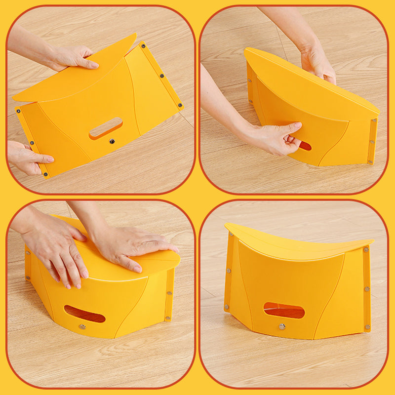 idrop Portable Foldable Plastic Stool & Basket / Kerusi Bakul Boleh Dilipat / 便携塑料折叠凳子(小)