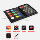 idrop 24pcs Crayon & Water Color Art Set
