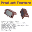 idrop Solar Rechargeable Automatic Waterproof IP65 Smart Step Light [ 1pc ]