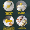 idrop [ 250ml ] Seasoning & Spices Ceramic Jar / Balang Seramik Perasa & Rempah / 陶瓷罐 水果带把陶瓷彩罐(混色)