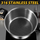 idrop [ 5.5L ] 25.5CM Stainless Steel Micro Pressure Non Stick Cooking Soup Pot Cooker