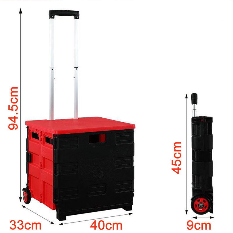 idrop Foldable Portable Compact Shopping Trolley Cart / Troli Lipat Mudah Alih / 可折叠便携式紧凑型购物手推车