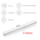 idrop Oil Proof & Waterproof Transparent Heat Resistant Backlash Adhesive Sticker [ 60CM x 5 Meter ]