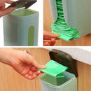idrop Vertical Kitchen Garbage Plastic and Tissue Wall Mounted Storage Box / Kotak Penyimpanan Tisu dan Plastik Sampah / 纸巾纸袋收纳架