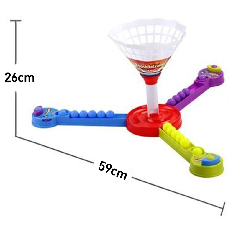 idrop Funny Game Ball Shoot Activate Triple Challenge Catapult Shooting Game Toys for Children