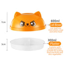 idrop [ 1000ml ] Stainless Steel Instant Noodle Food Bowl Eating Cup / Mangkuk Makanan / 不锈钢萌猫泡面杯