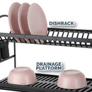 idrop 2 LAYER Aluminium Dishrack + Cup & Utensil Holder
