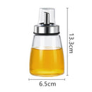 idrop [ 160ml ] Glass Oil & Sauce Bottle Seasoning Condiment Dispenser Jar
