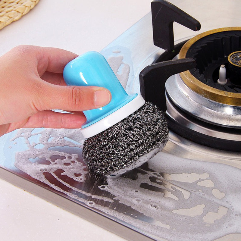 idrop Kitchen Dishwashing Cleaning Scrubber - Clean Scrub Brush