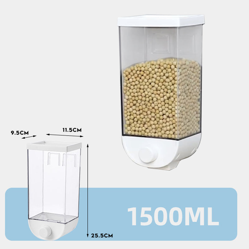 idrop 1500ml Wall Mounted Storage Grain Food tank