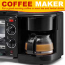 idrop 3 IN 1 Multifunctional Breakfast Maker Cooker Baking Oven & Coffee Maker