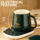 idrop [ 380ml ] Electric Ceramic Cup Warmer Heater / Pemanas Cawan Seramik / 暖暖杯(电暖杯)(电热器+陶瓷杯+汤匙)