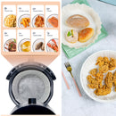 idrop [ 30 sheets ] Large Air Fryer Oil Baking Paper Sheets / Helaian Kertas Pemanggang / 大号空气炸锅纸盘(19.5*5CM)(芳草地 )(30张)